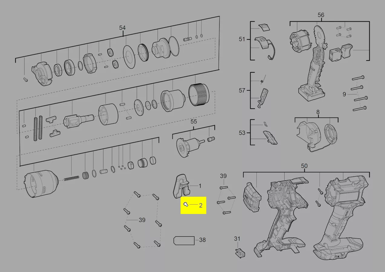 vis réf. 4931454115 AEG